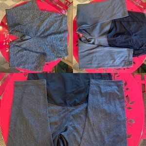 Maternity capri length leggings bundle